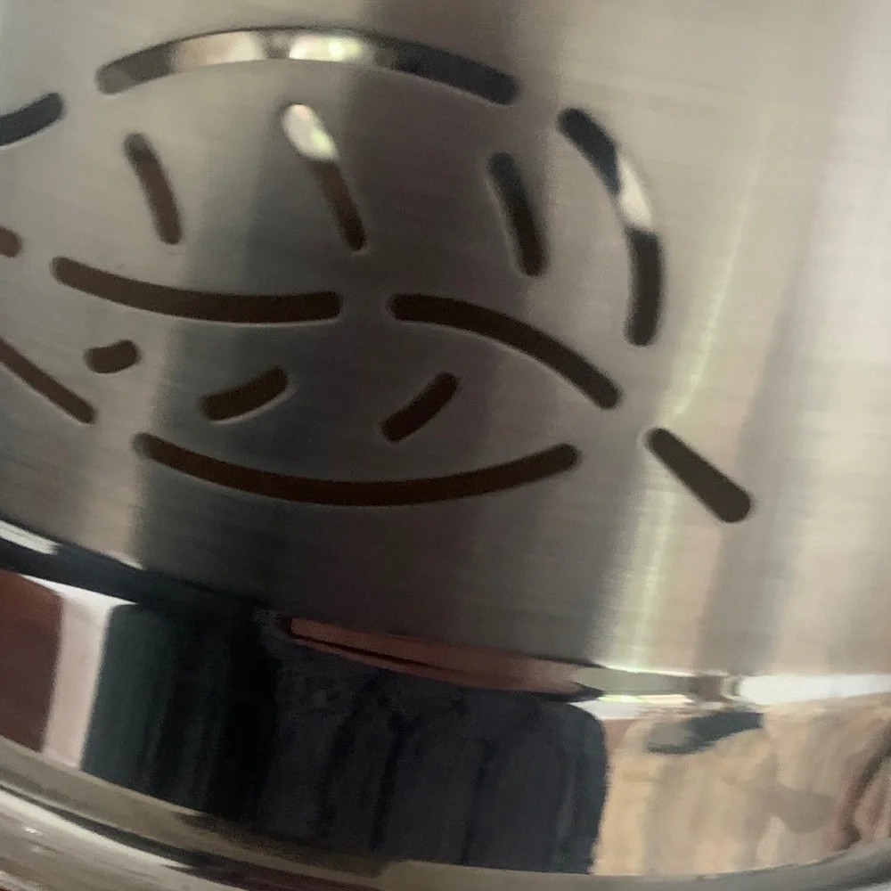 🍂 Good Cook Leaf Pattern Steel Colander - Picture 5 of 6